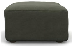 Heart of House Chedworth Fabric Footstool - Slate